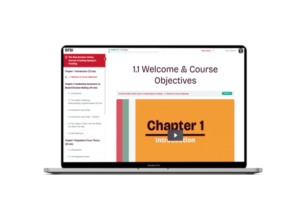 The Bias Breaker Online Course